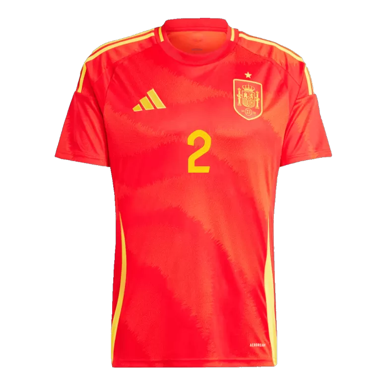 Spain CARVAJAL #2 2024 Jersey Home Edition