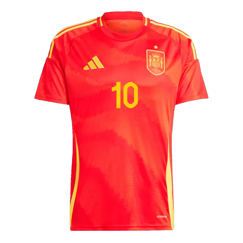 Spain LAMINE YAMAL #10 2024 Jersey Home Edition