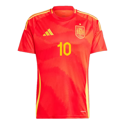 Spain LAMINE YAMAL #10 2024 Jersey Home Edition