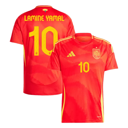 Spain LAMINE YAMAL #10 2024 Jersey Home Edition