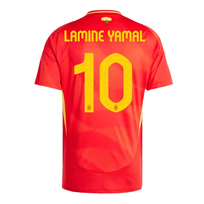 Spain LAMINE YAMAL #10 2024 Jersey Home Edition