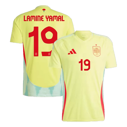 Spain LAMINE YAMAL #19 2024 Jersey Away Edition