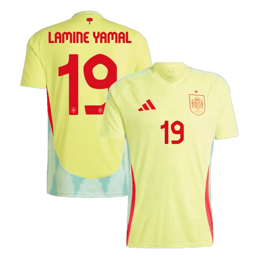 Spain LAMINE YAMAL #19 2024 Jersey Away Edition