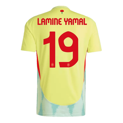 Spain LAMINE YAMAL #19 2024 Jersey Away Edition