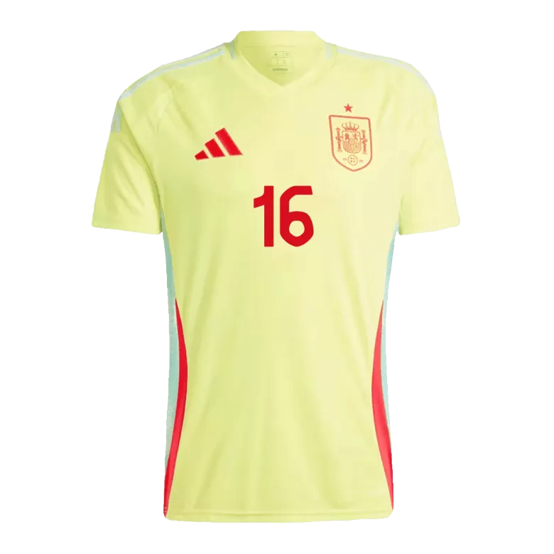 Spain RODRIGO #16 2024 Jersey Away Edition