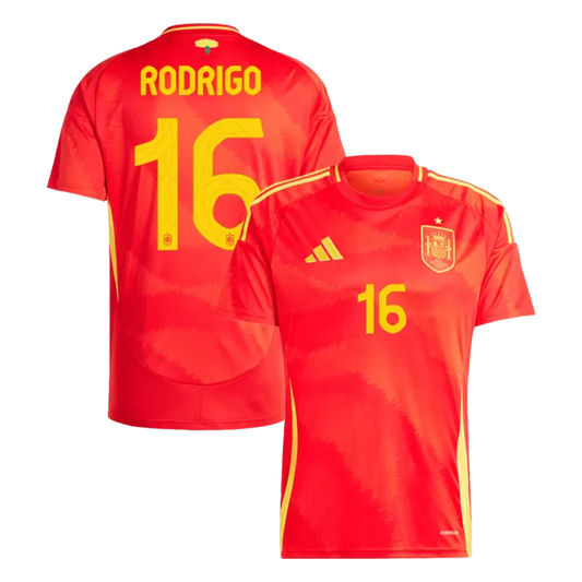 Spain RODRIGO #16 2024 Jersey Home Edition