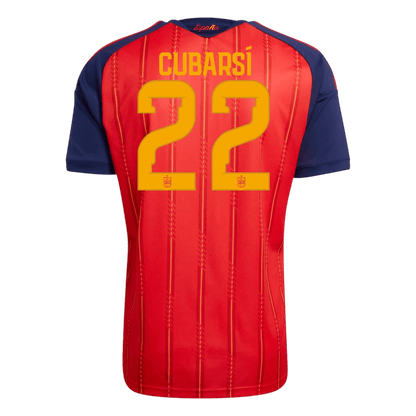 Spain CUBARSÍ #22 2026 World Cup Home Edition Jersey Champions