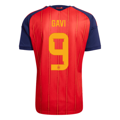 Spain GAVI #9 2026 World Cup Home Edition Jersey Champions