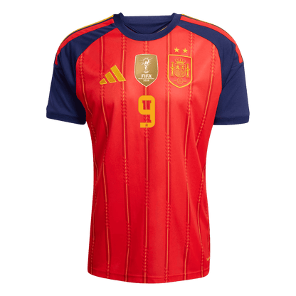 Spain GAVI #9 2026 World Cup Home Edition Jersey Champions