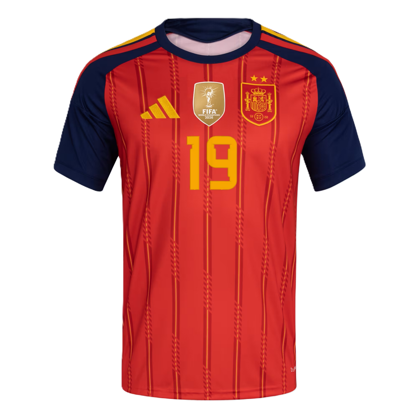 Spain YAMAL #19 2026 World Cup Home Edition Jersey Champions