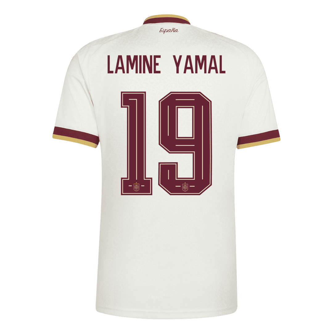 Spain YAMAL #19 2026 World Cup Away Edition Jersey Champions