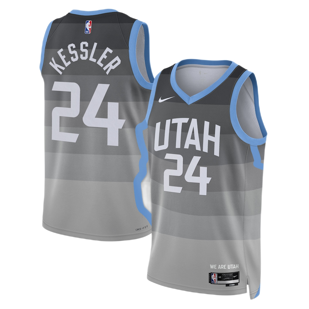 Utah Jazz Walker Kessler #24 2025/26 Jersey - City Edition