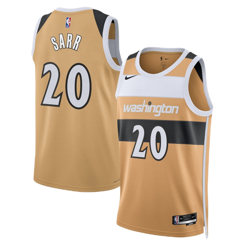 Washington Wizards Alex Sarr #20 2025/26 Jersey - City Edition