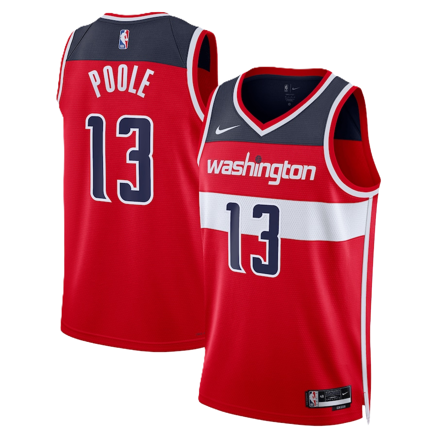 Washington Wizards Jordan Poole #13 2024-25 Jersey - Icon Edition