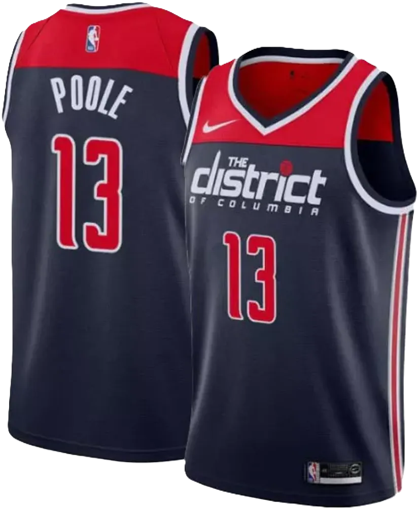 Washington Wizards Jordan Poole #13 2024-25 Jersey - Statement Edition