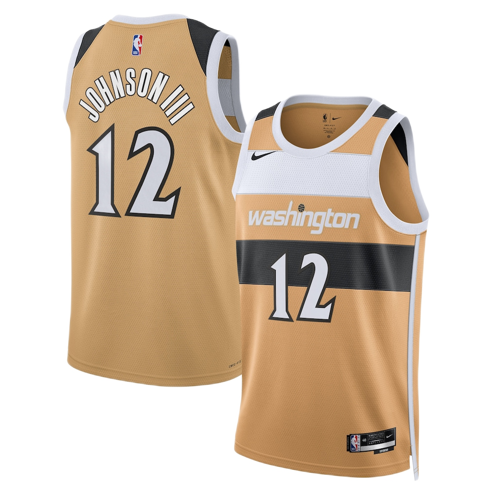 Washington Wizards Tre Johnson #12 2025/26 Jersey - City Edition