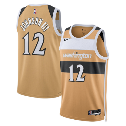 Washington Wizards Tre Johnson #12 2025/26 Jersey - City Edition