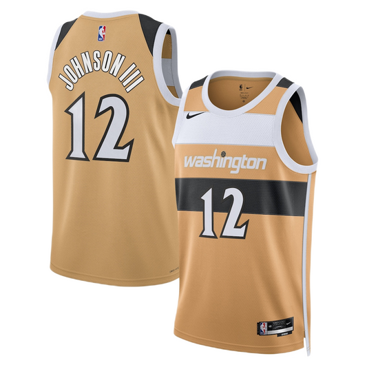 Washington Wizards Tre Johnson #12 2025/26 Jersey - City Edition