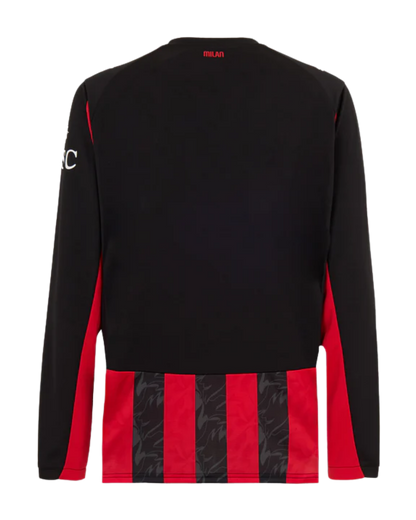 AC Milan 2025/26 Long Sleeve Jersey Home Edition