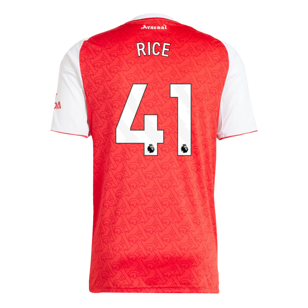 Arsenal RICE #41  2025/26 Jersey Home Edition