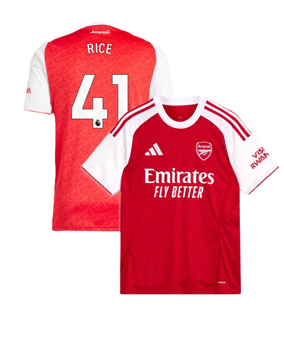 Arsenal RICE #41  2025/26 Jersey Home Edition