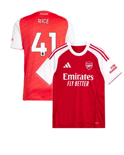 Arsenal RICE #41  2025/26 Jersey Home Edition