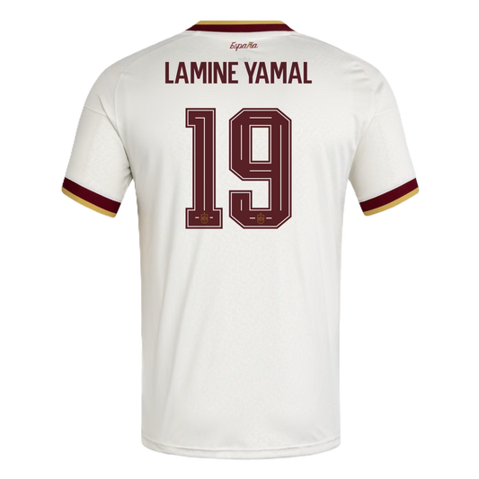 Spain LAMINE YAMAL #19 2026 World Cup Away Jersey