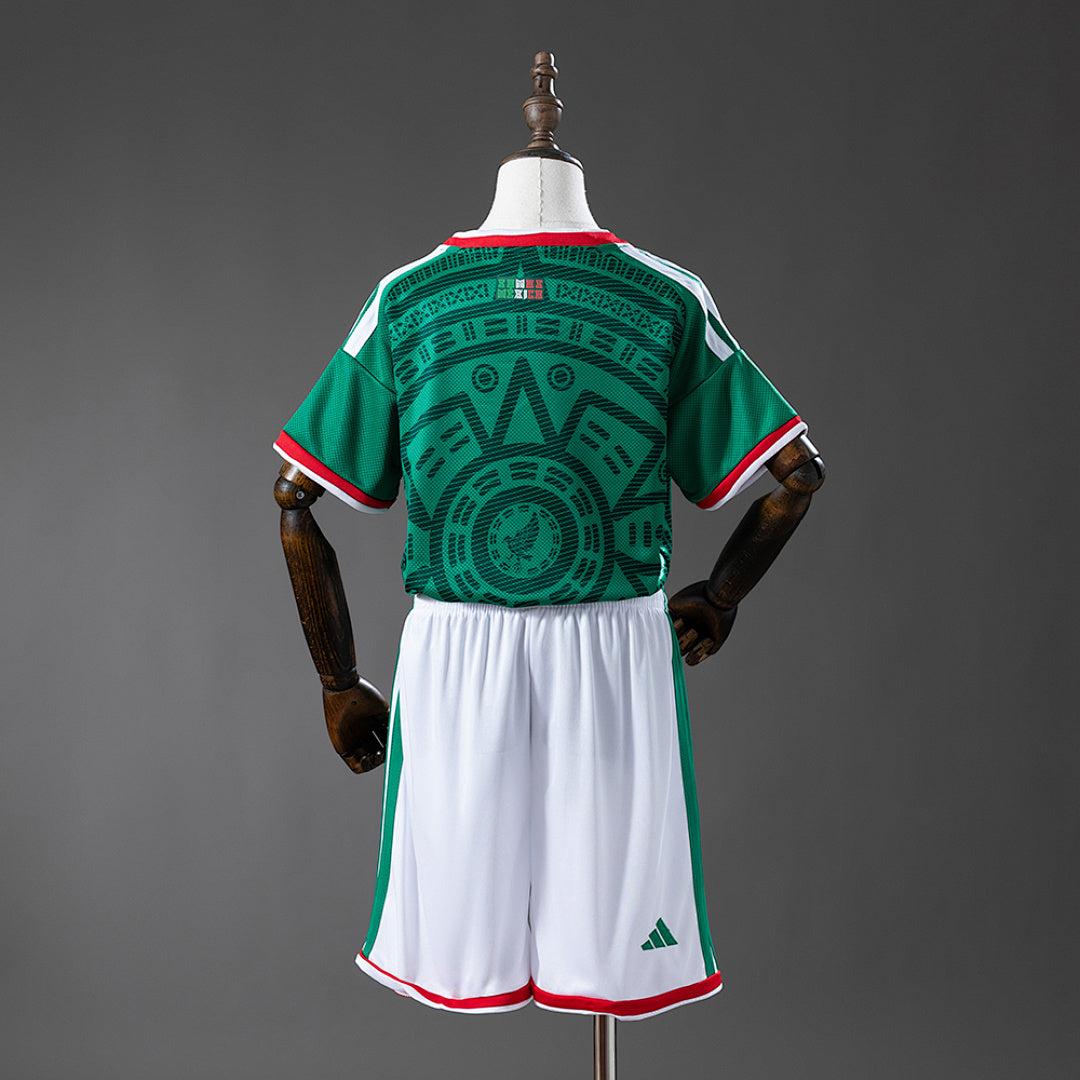 Kids Mexico 2026 World Cup Home Jersey - Back