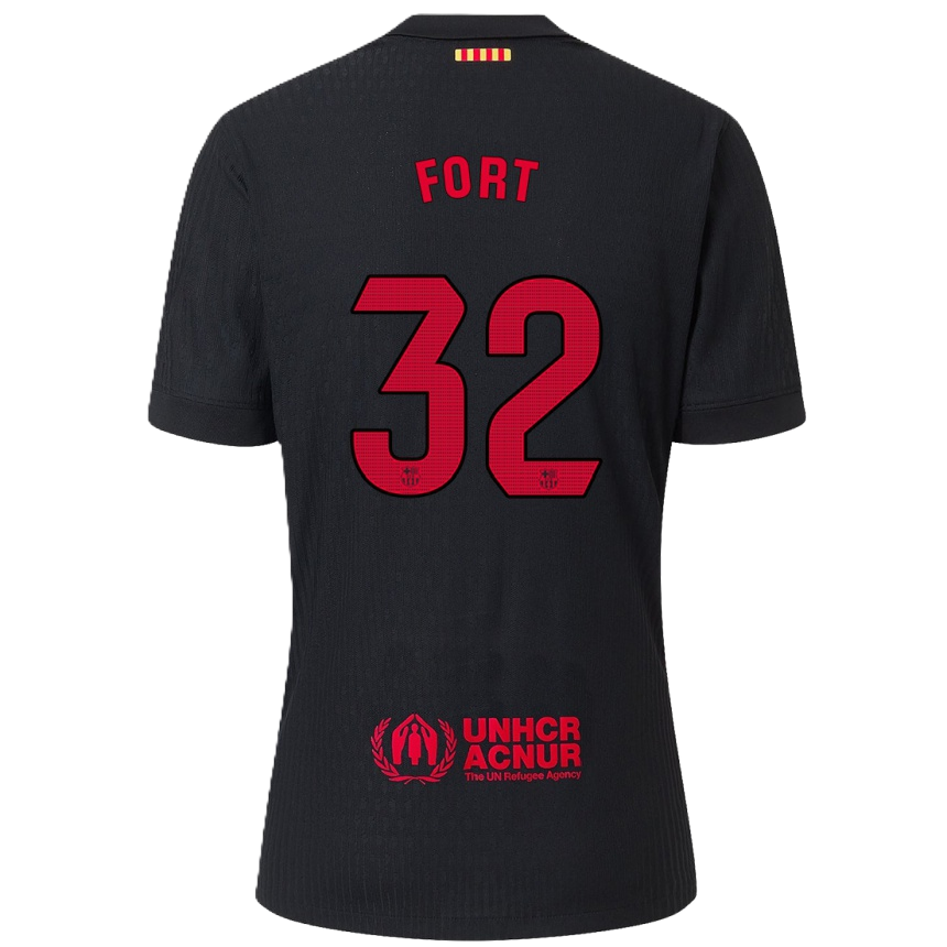 Barcelona H. Fort #32 2024-25 Jersey Away Edition - Spotify Logo Only