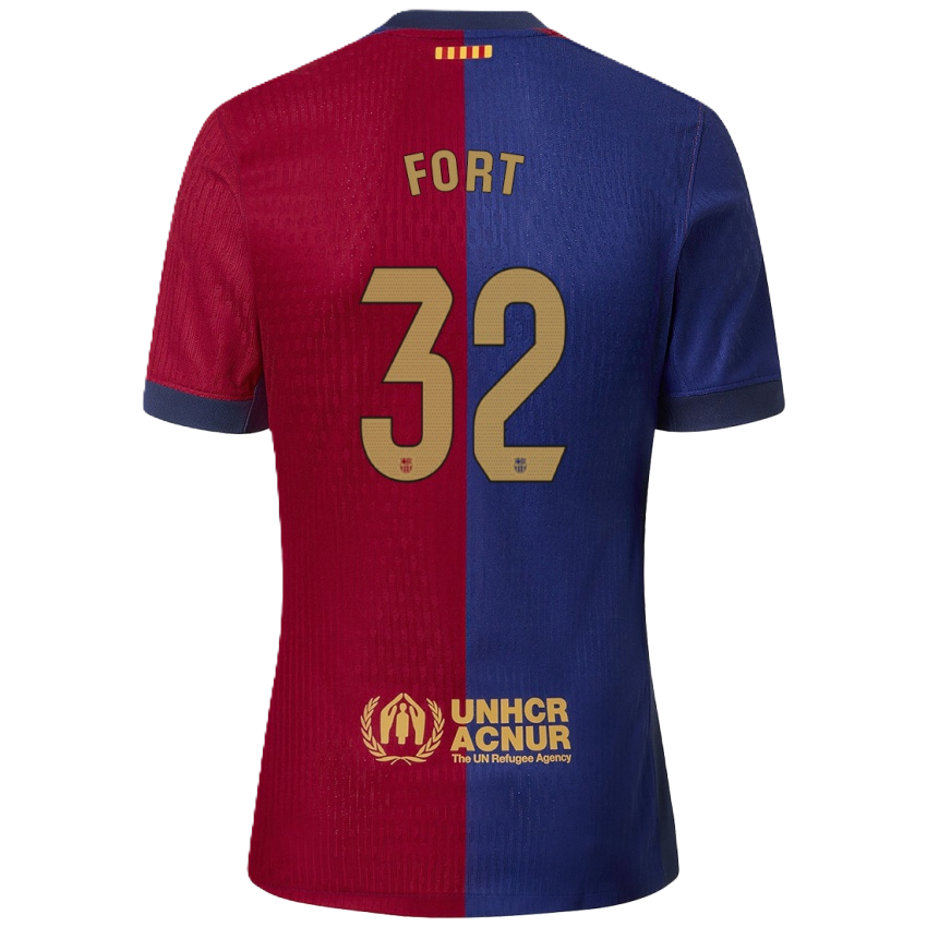 Barcelona H. Fort #32 2024-25 Jersey Home Edition - Spotify Logo Only