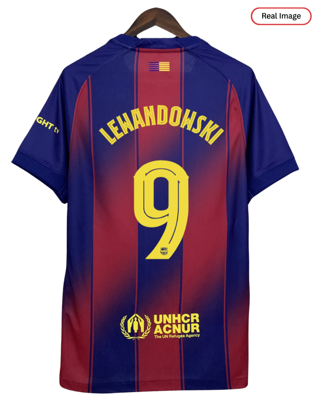 Barcelona LEWANDOWSKI #9 2025/26 Jersey Home Edition- Spotify Logo Only