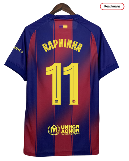 Barcelona RAPHINHA #11 2025/26 Jersey Home Edition - Spotify Logo Only