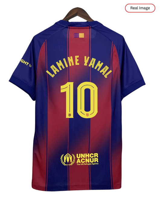 Barcelona LAMINE YAMAL #10 2025/26 Jersey - Spotify Logo Only