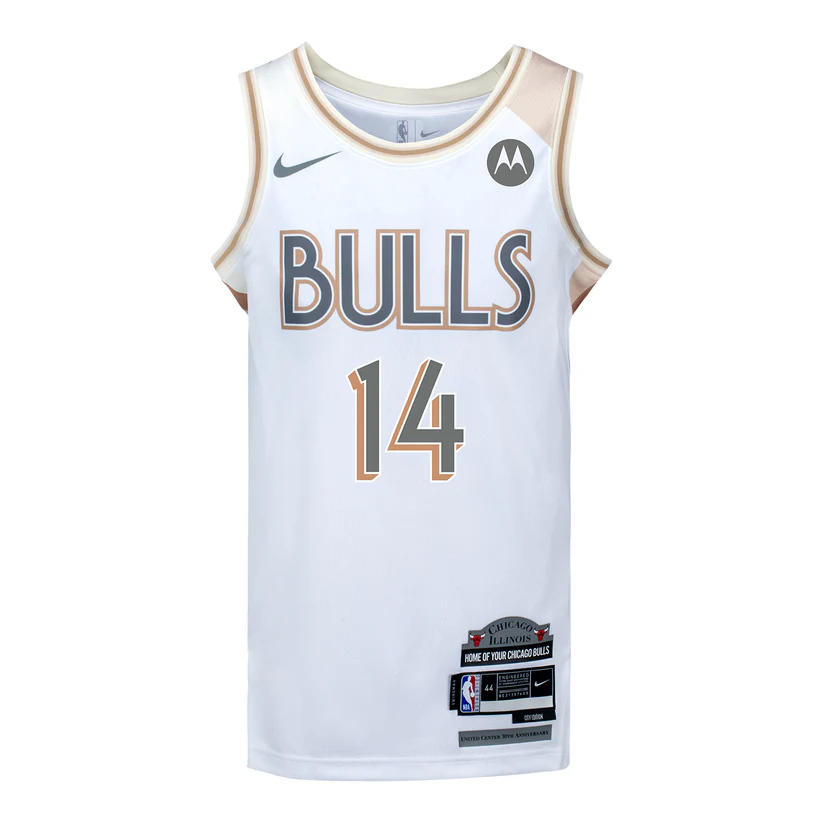 Chicago Bulls Matas Buzelis #14 2024-25 Jersey - City Edition