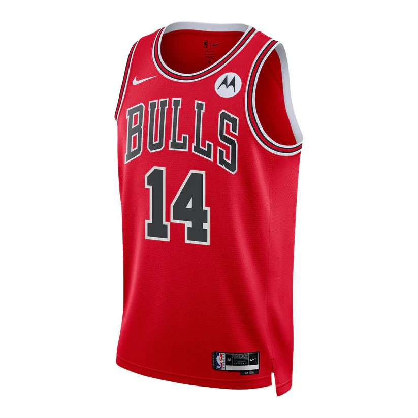 Chicago Bulls Matas Buzelis #14 2024-25 Jersey - Icon Edition