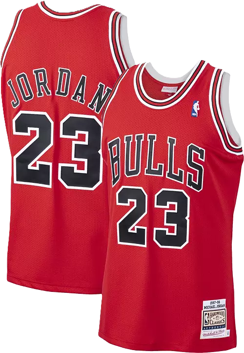 Chicago Bulls Michael Jordan #23 1997-98 Red Jersey