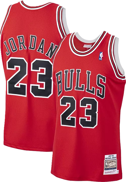 Chicago Bulls Michael Jordan #23 1997-98 Red Jersey