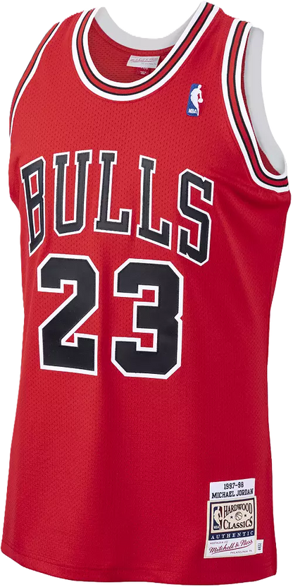 Chicago Bulls Michael Jordan #23 1997-98 Red Jersey