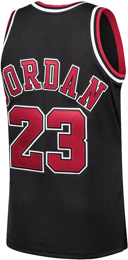 Chicago Bulls Michael Jordan #23 1997-98 Black Jersey