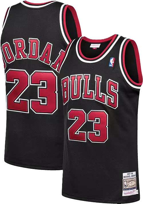 Chicago Bulls Michael Jordan #23 1997-98 Black Jersey