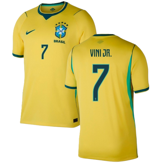 Brazil VINI JR. #7 2026 World Cup Home Jersey