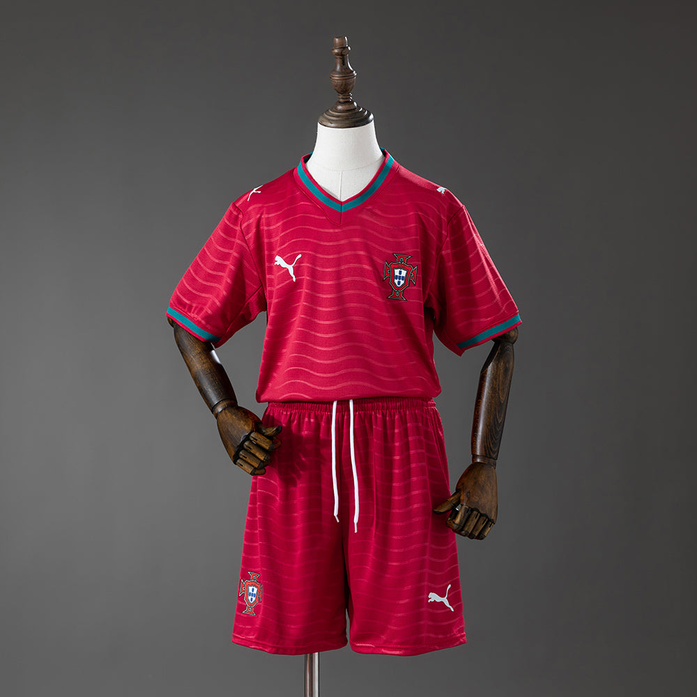 Kids Portugal 2026 World Cup Home Kit