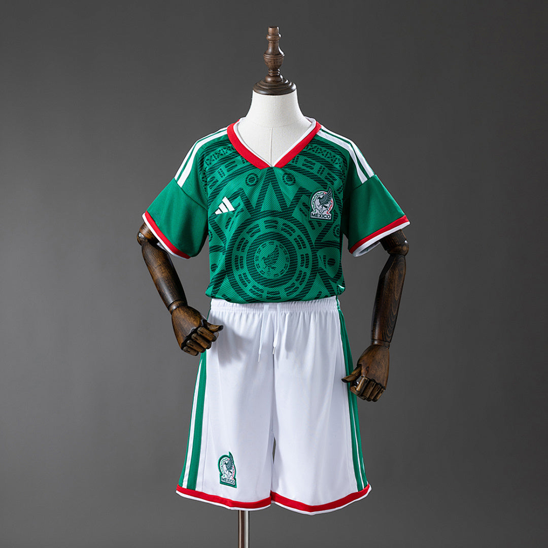 Kids Mexico 2026 World Cup Home Jersey - Front