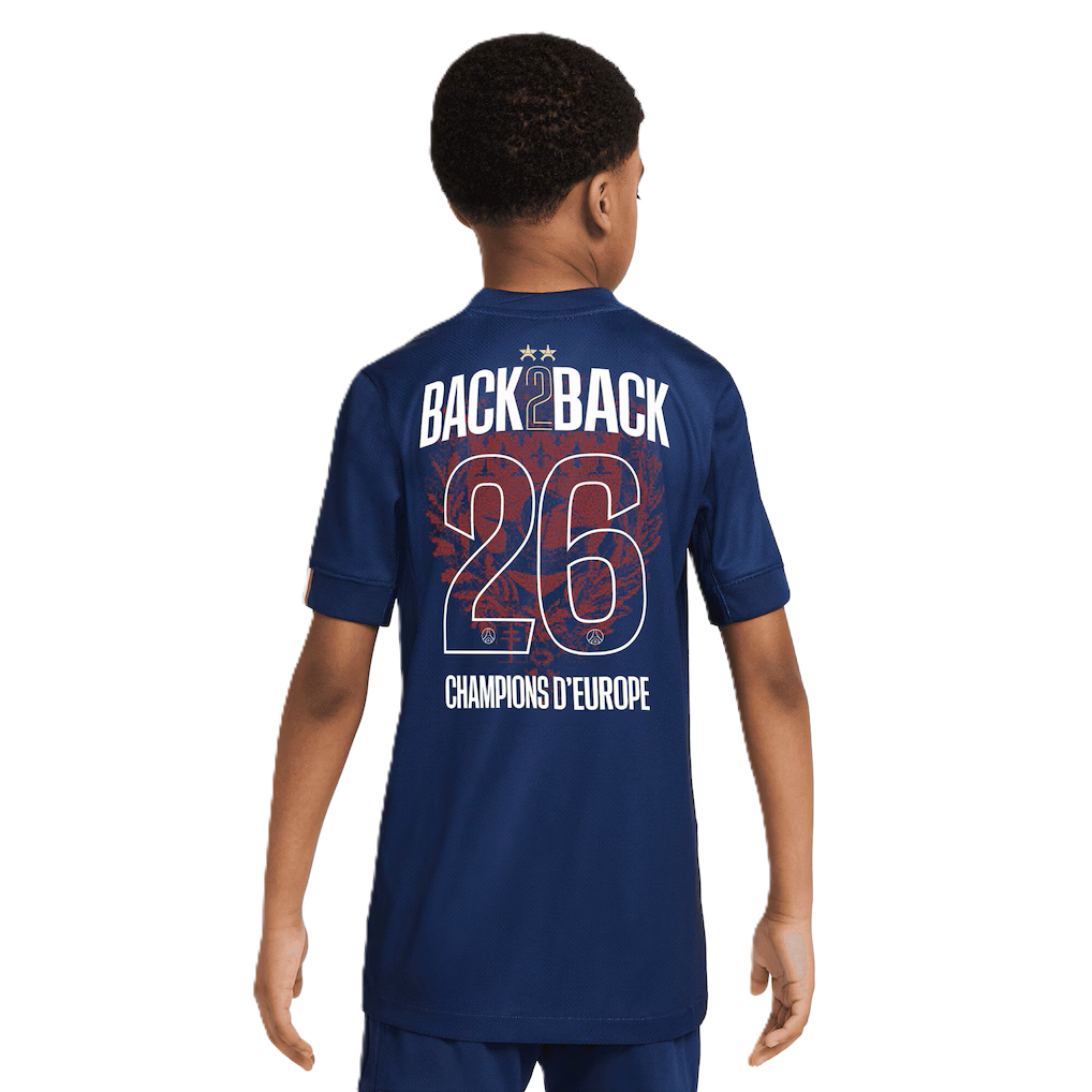 Kids Paris Saint Germain 2026 Home Special Edition - CHAMPIONS 26 BACK 2 BACK