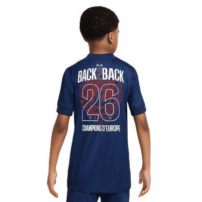 Kids Paris Saint Germain 2026 Home Special Edition - CHAMPIONS 26 BACK 2 BACK