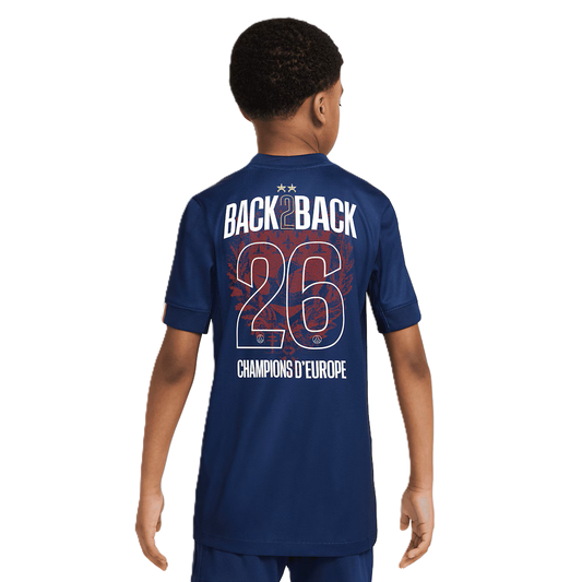 Kids Paris Saint Germain 2026 Home Special Edition - CHAMPIONS 26 BACK 2 BACK
