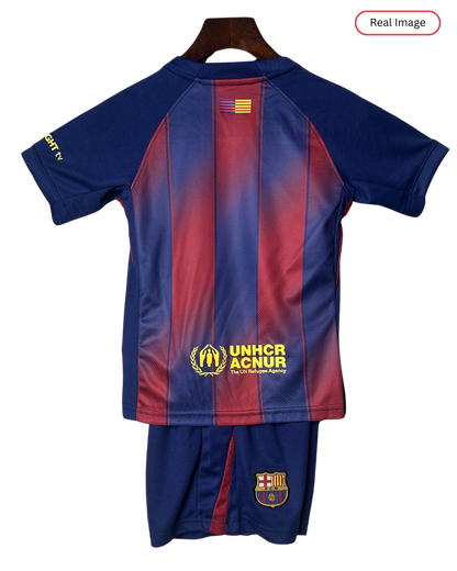 Kids Barcelona 2025/26 Home Edition Spotify Logo only - Kit
