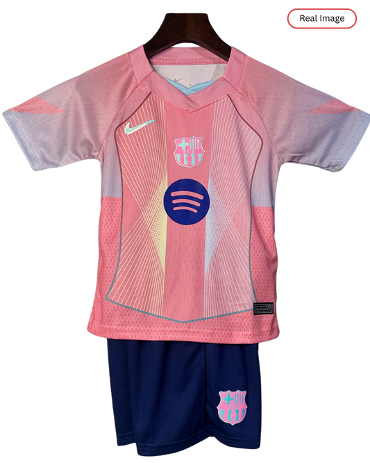 Kids Barcelona 2025/26 Special Edition Pink - Kit