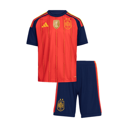 Kids Spain 2026 World Cup Home Edition Kit Champions