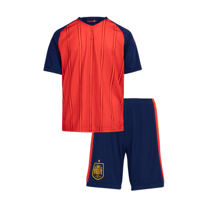 Kids Spain 2026 World Cup Home Edition Kit Champions